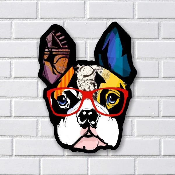 quadro pet, placa de decoração pet, adesivo pet, quadro bulldog francês, quadro decorativo pet, enfeite pet, decoração cachorro, mundomiauauau, miauauau