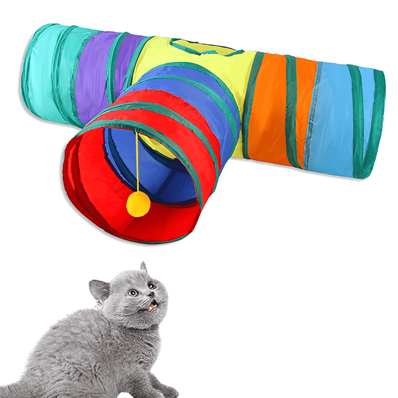 brinquedo para gatos, túnel para gatos, labirinto para gatos, brinquedo interativo para gatos, túnel para gatinho, túnel colorido para gatos, mundomiauauau, miauauau