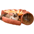 cama para gato, caminha para gato, cama com túnel, caminha com túnel, túnel para gatos, cama túnel para gato, cama toca para gato, mundomiauauau, miauauau