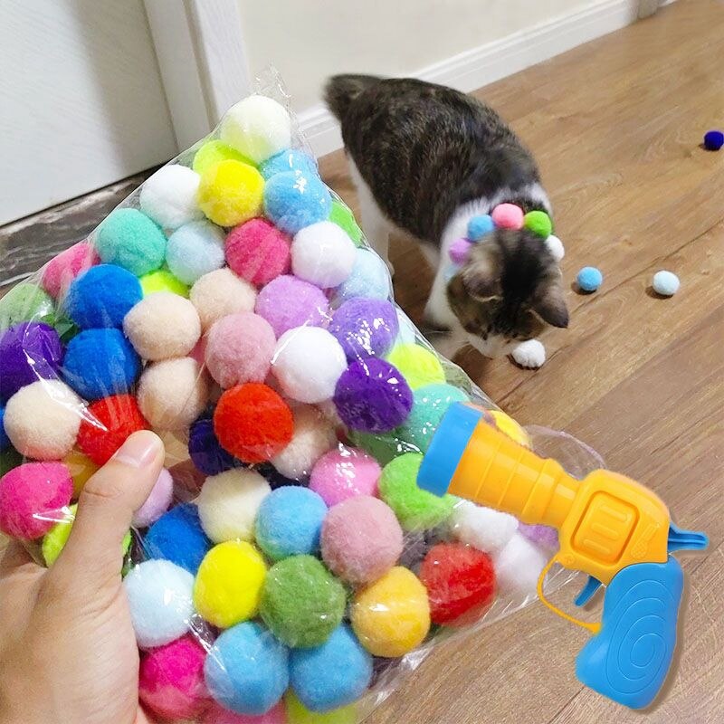 brinquedo interativo para gatos, brinquedo para gato,  lançador de bolas para gatos, mundomiauauau, miauauau