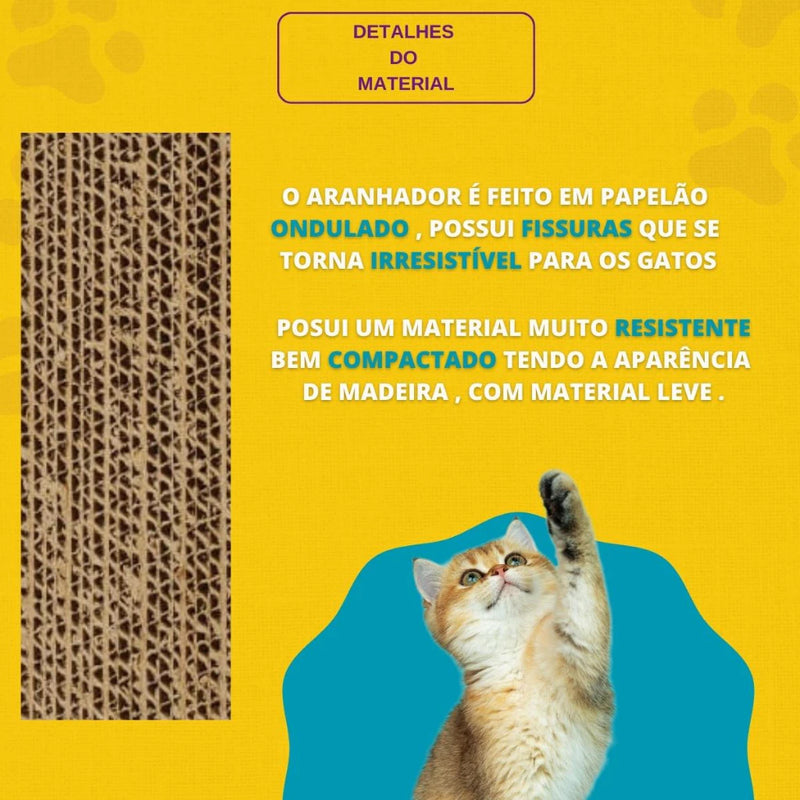 arranhador para gato, arranhador de papelão para gatos, melhor arranhador para gatos, brinquedo de arranhar para gato, brinquedo interativo de arranhar para gato, mundomiauauau