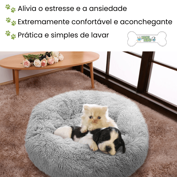 Caminha Nuvem Premium para Cachorros e Gatos - Soft Bed - mundomiauauau