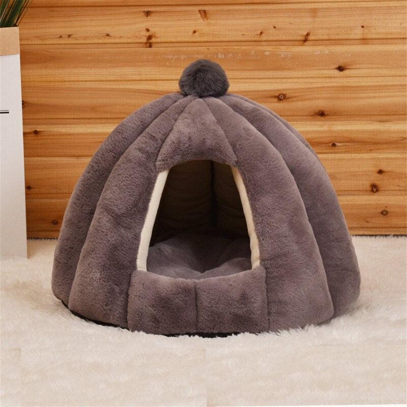 cama para gato, cama pet house, toca pet house, caminha para gato, caminha de inverno para gatos, cama de inverno para gato, cama caverna para gato, cama semi fechada para gato, mundo miauauau, miauauau