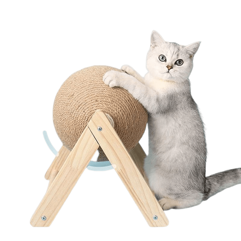 CatBall Arranhador para Gatos em Sisal - mundomiauauau