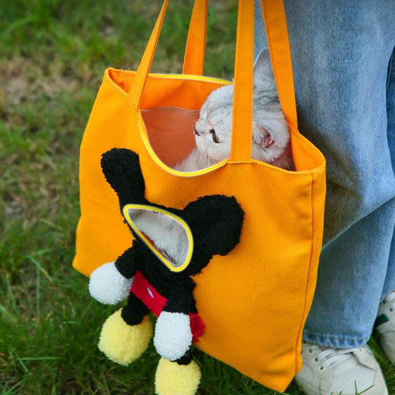 bolsa de transporte para cachorro pequeno, bolsa de transporte para gato, bolsa de transporte para cães pequenos, mundomiauauau, miauauau