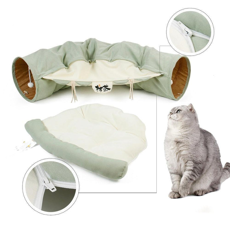 cama para gato, caminha para gato, cama com túnel, caminha com túnel, túnel para gatos, cama túnel para gato, cama toca para gato, mundomiauauau, miauauau